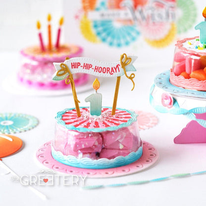 Cake Pops Number Candles die