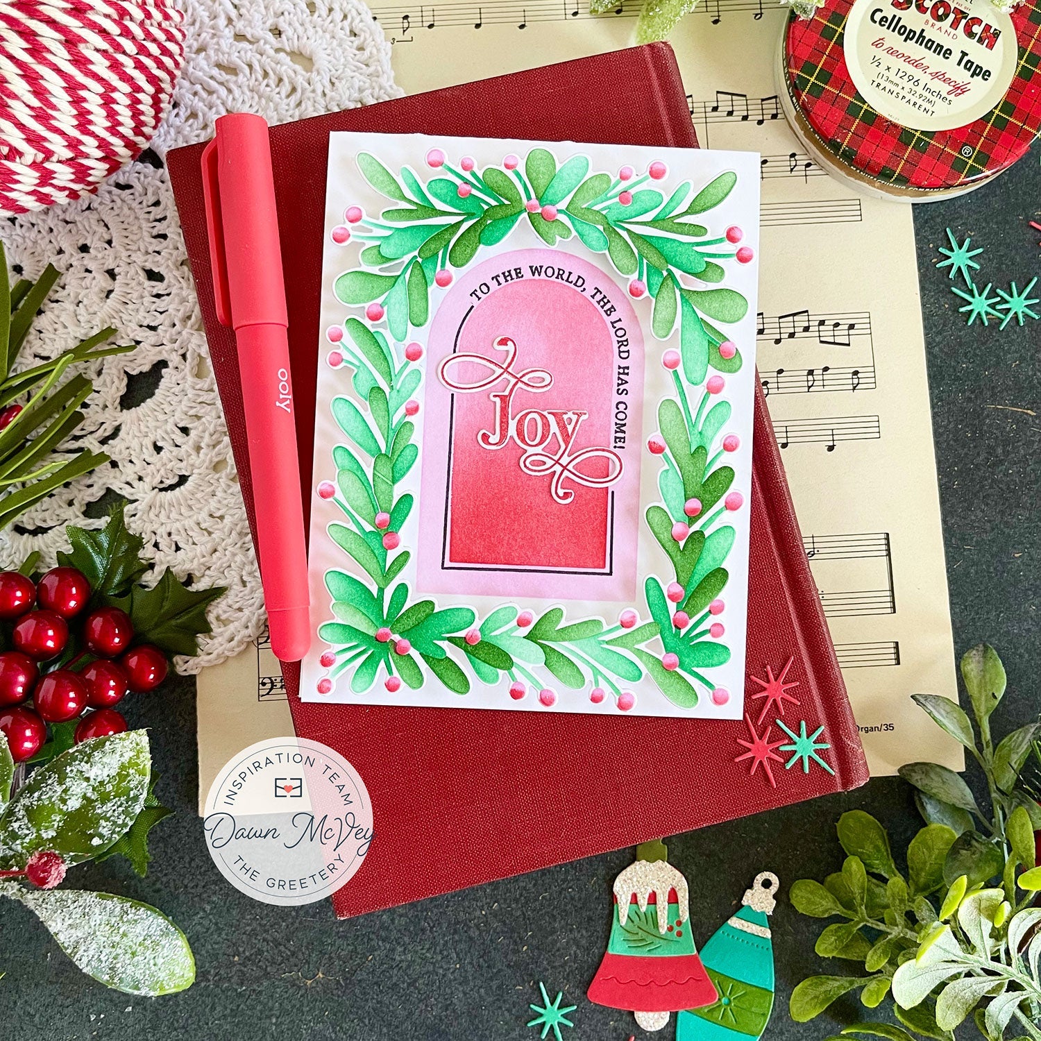 Arched Holiday Sentiments Stamp Set
