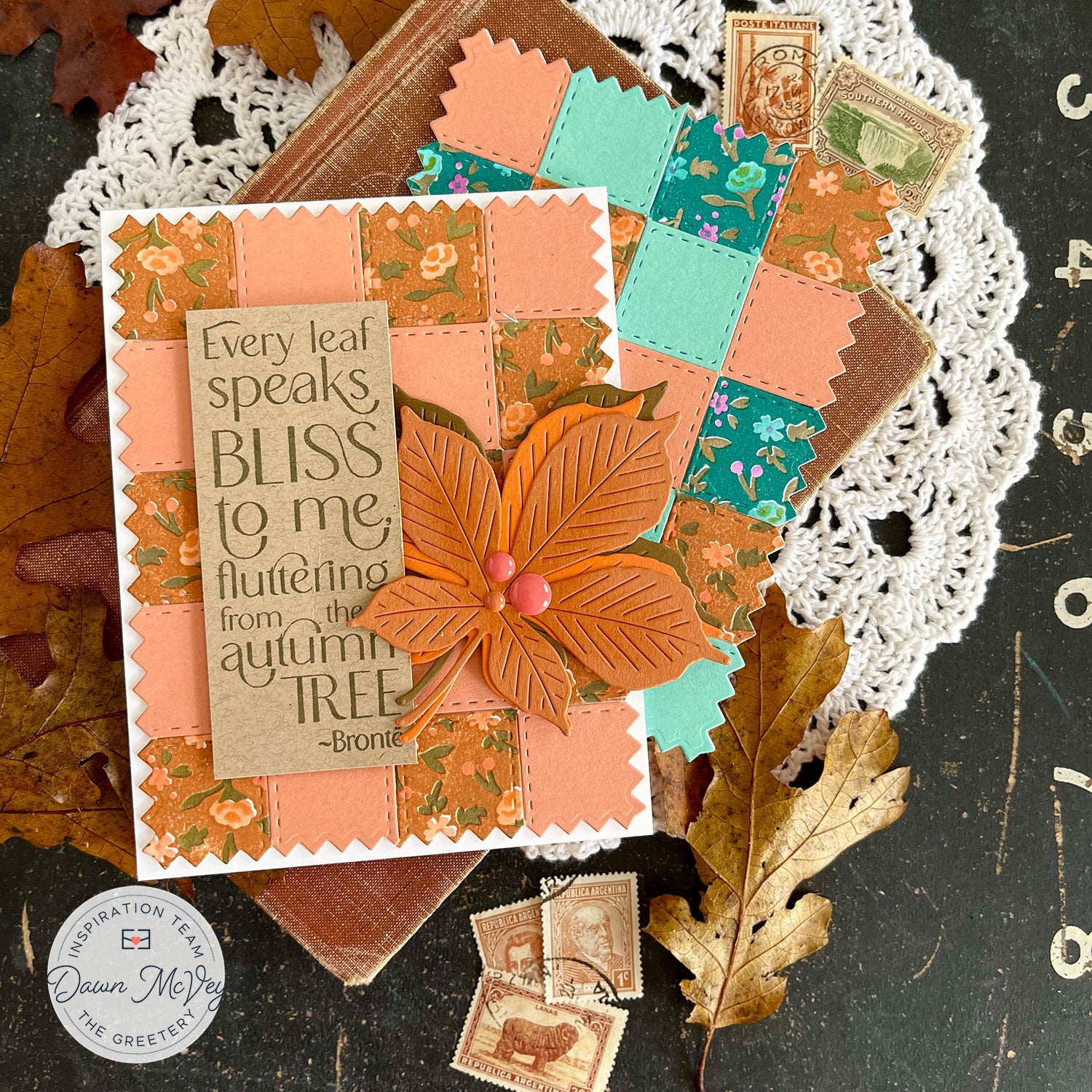 Autumn Bliss Stamp + Cut Combo