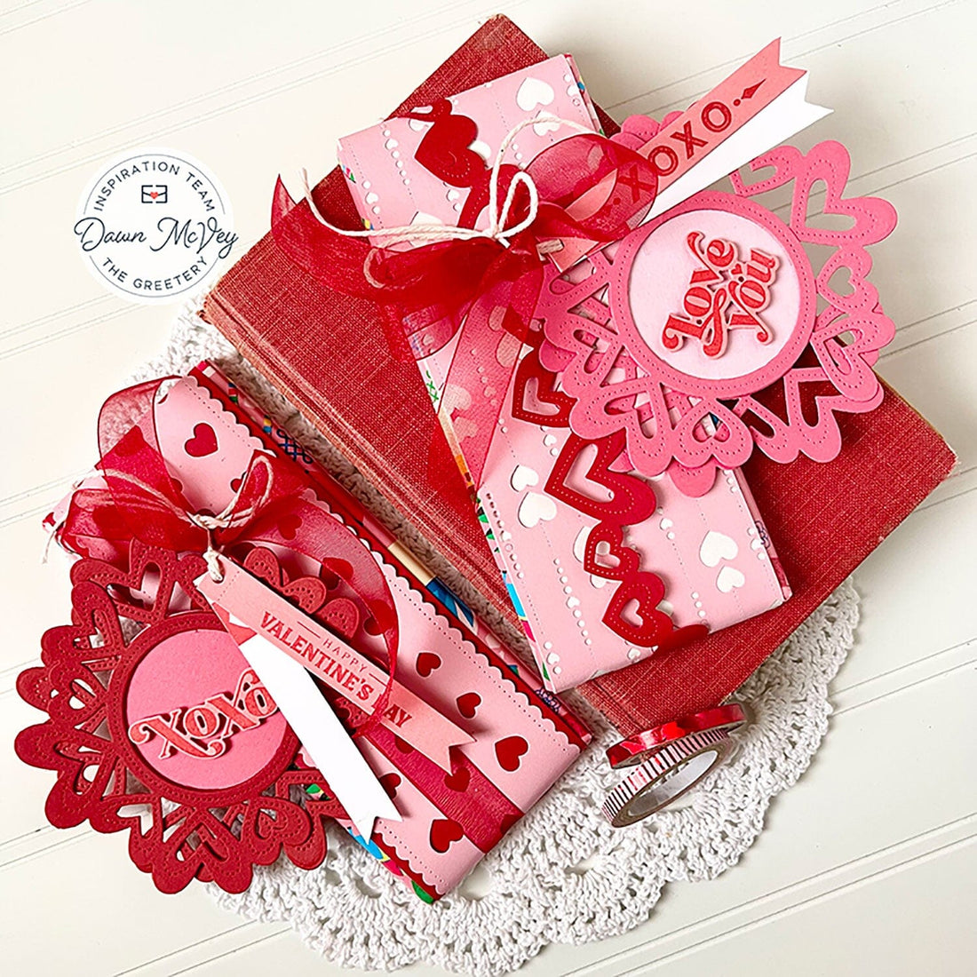 Ribbon Maker Heart Strip Die