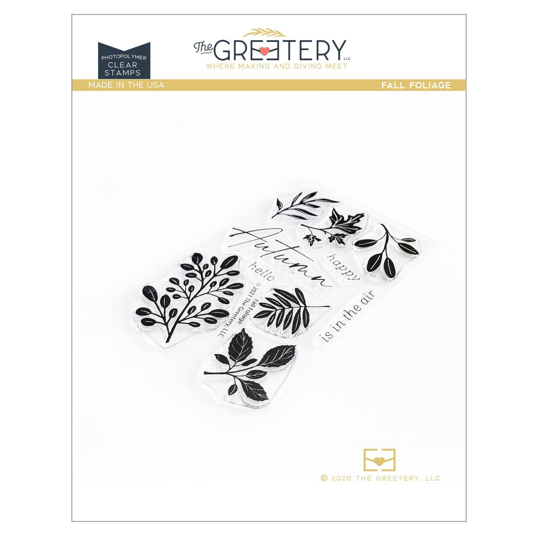 Fall Foliage Stamp Set