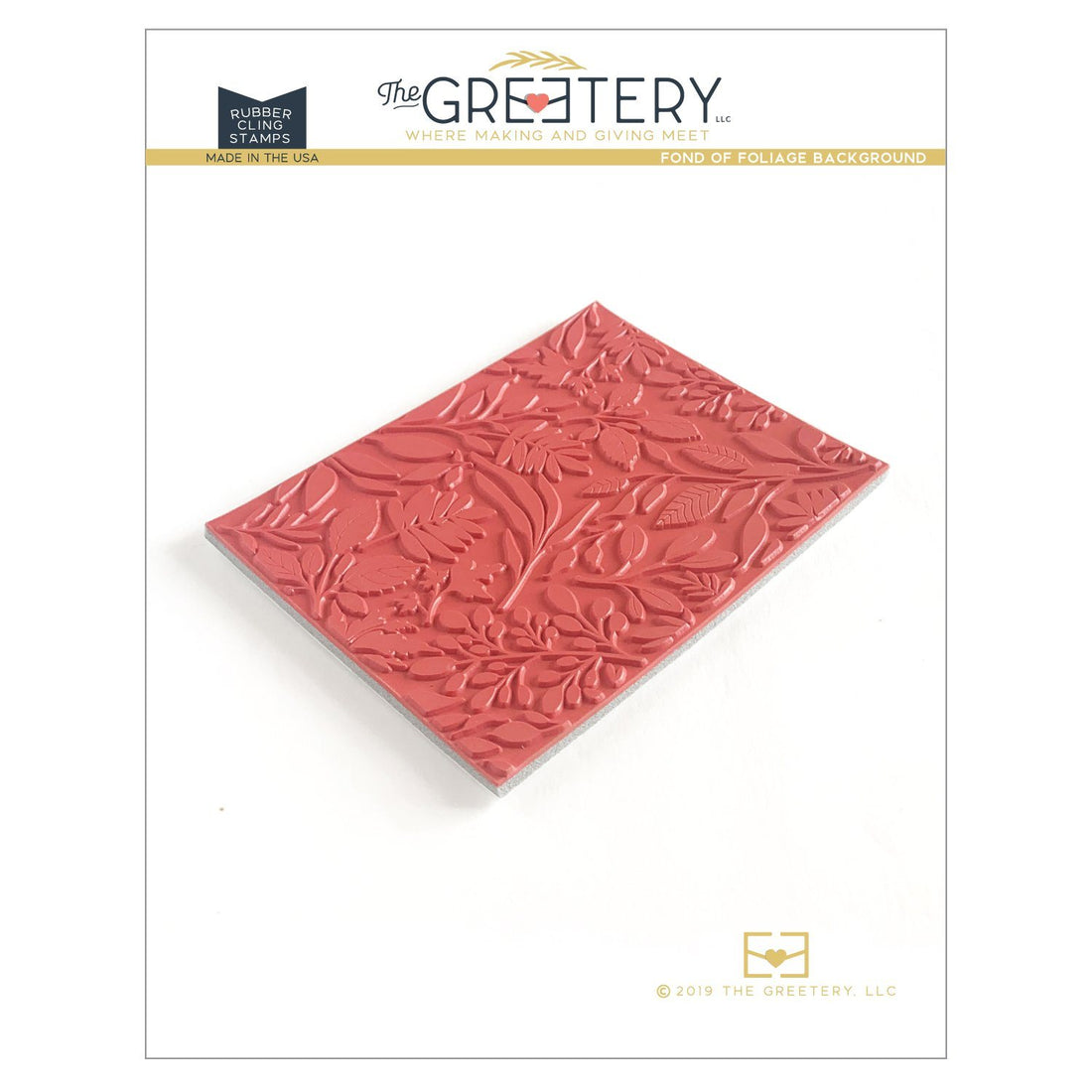 Fond of Foliage Background Stamp