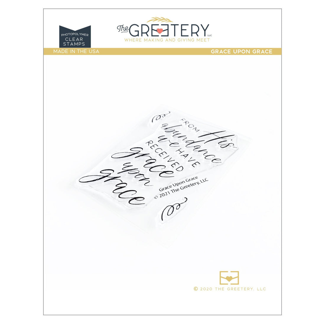 Grace Upon Grace Stamp Set