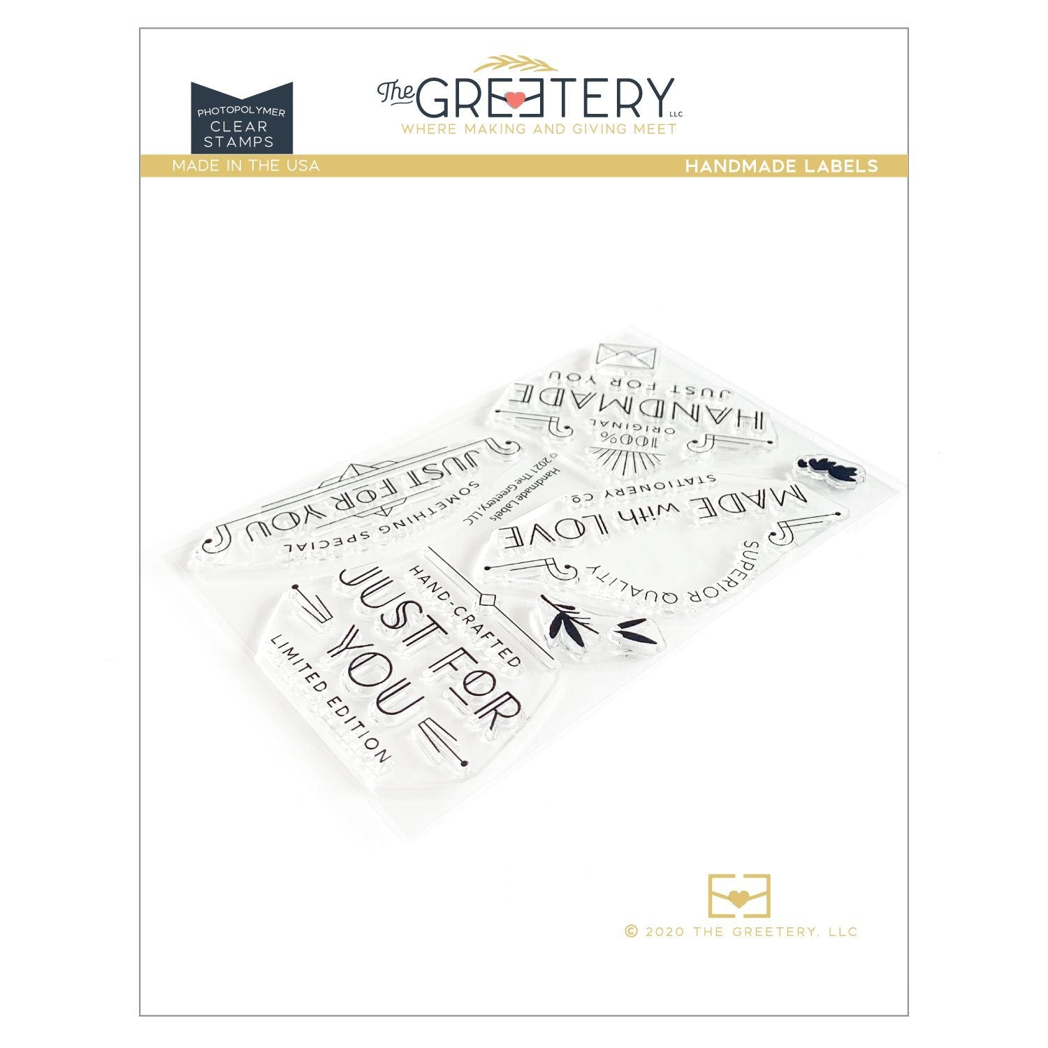 Handmade Labels Stamp Set