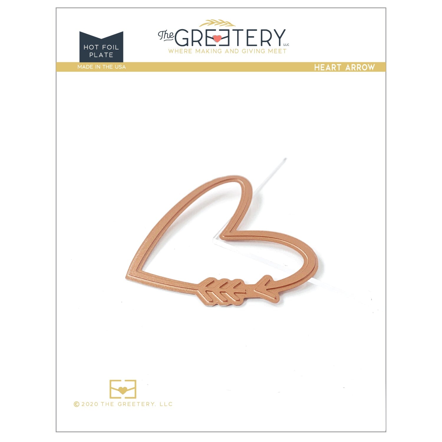 Heart Arrow HOT FOIL