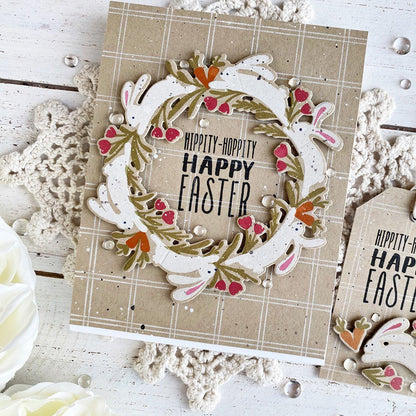 Bunny Hop Stamp + Stencil