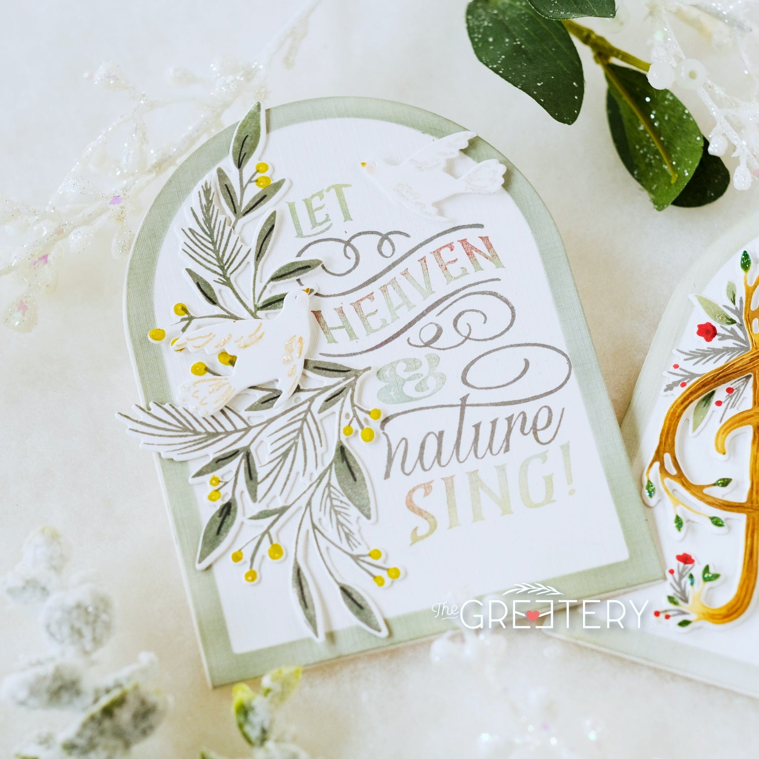 Peaceful Doves Details stamp set