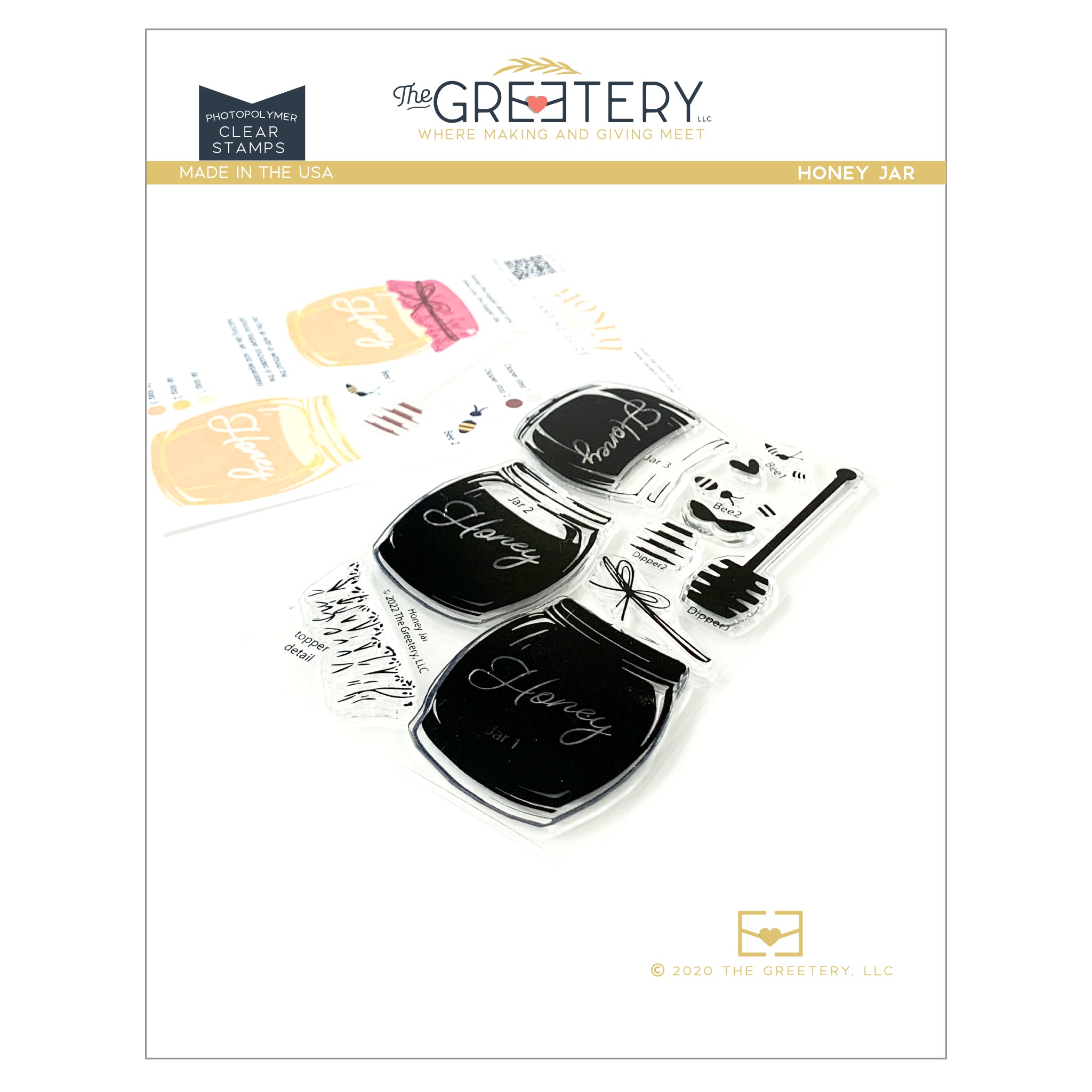 Honey Jar Stamp Set