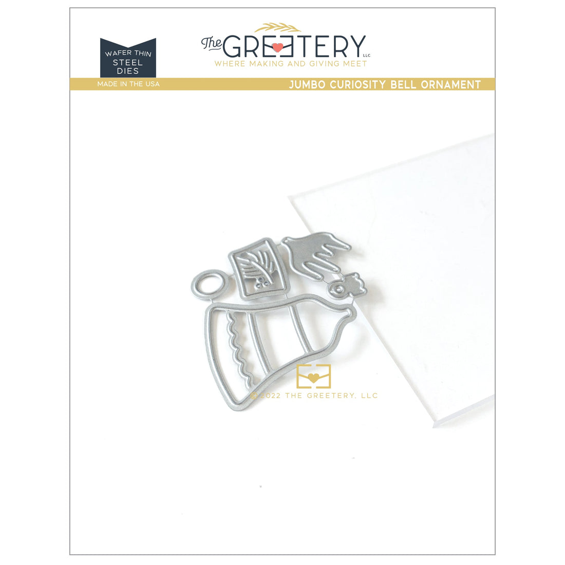 Jumbo Curiosity Bell Ornament Die