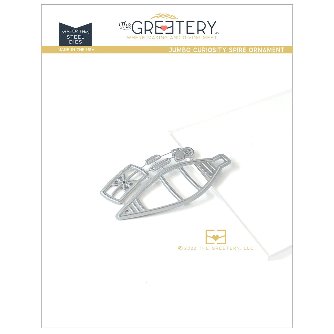 Jumbo Curiosity Spire Ornament Die