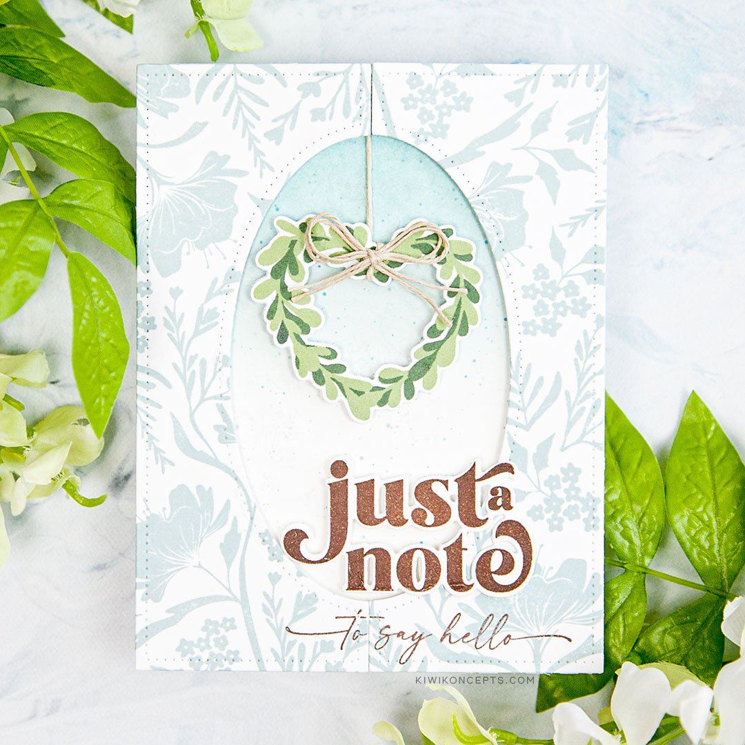 Mini Boxwood Heart Stamp + Cut Combo