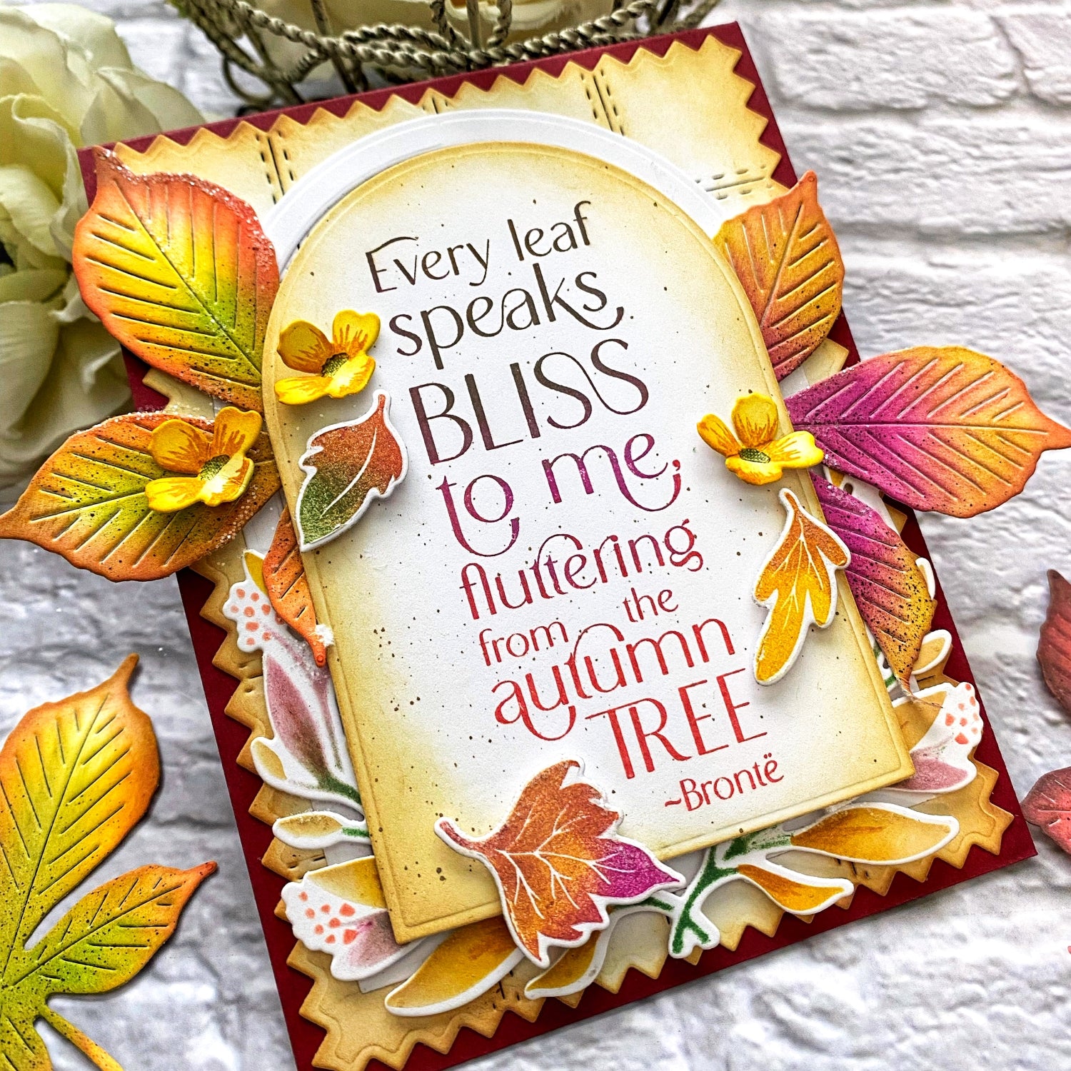 Autumn Bliss Stamp + Cut Combo