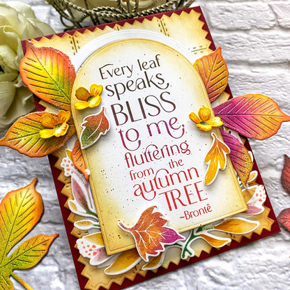 Autumn Bliss Stamp + Cut Combo