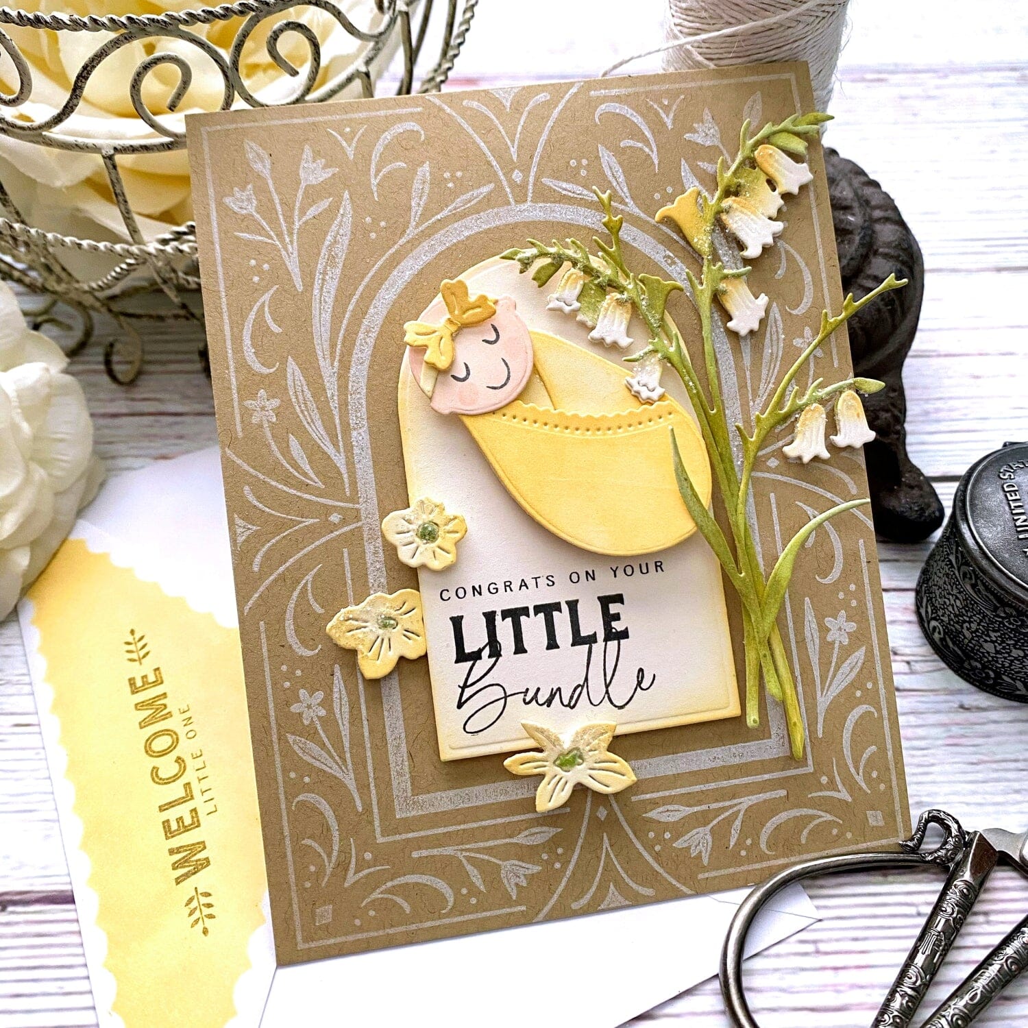 Baby Face Sentiments Stamp Set