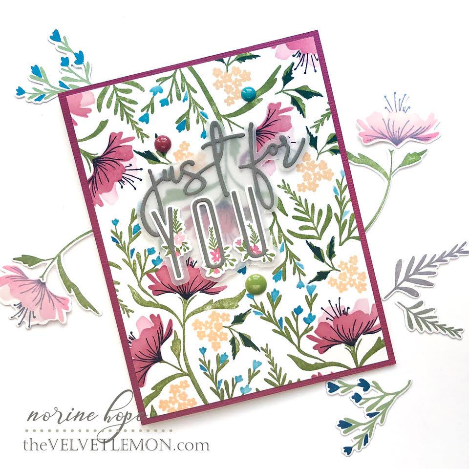 Print Shop: Fresh Floral Stamp + Stencil