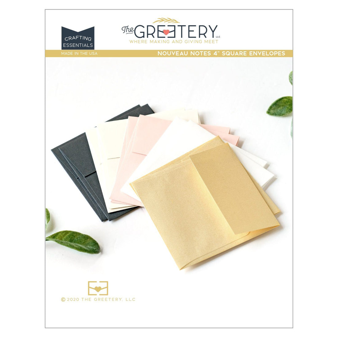 Nouveau Notes Square Envelopes