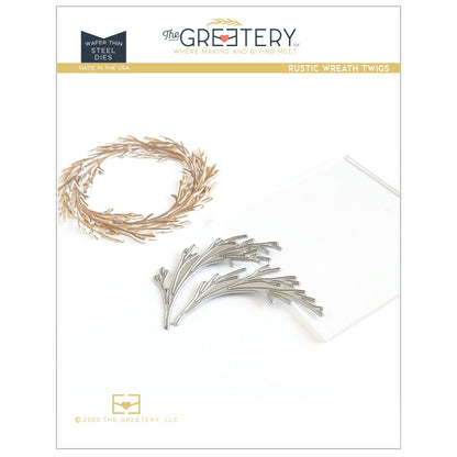 Rustic Wreath Twigs Die