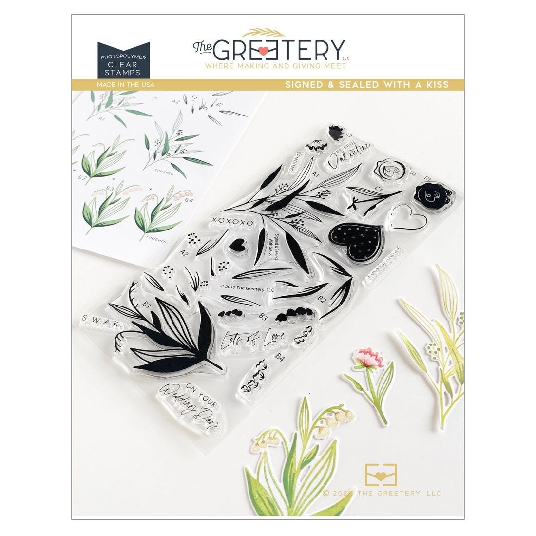 Signed & Sealed With a Kiss Stamp Set