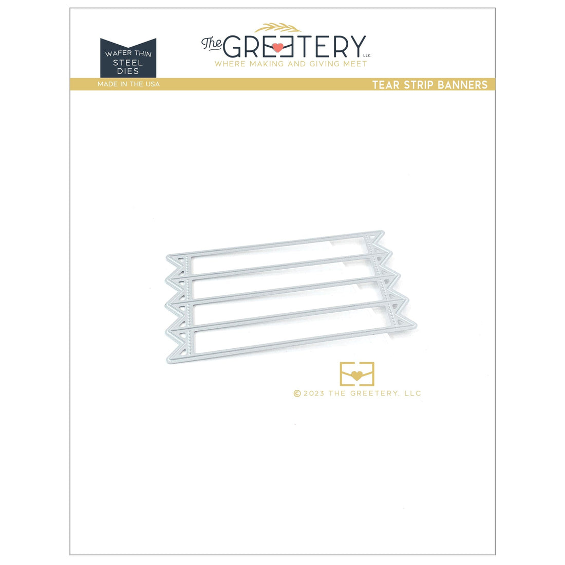 Tear Strip Banners Die