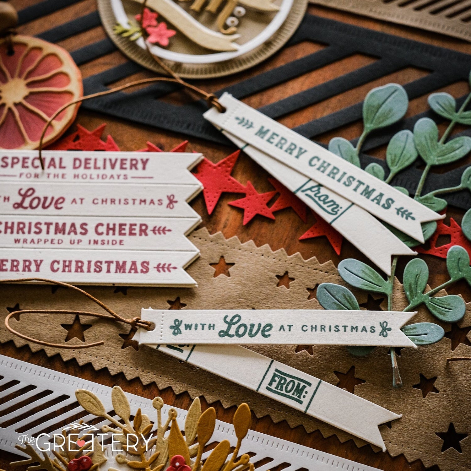Tear Strip Tags Stamp Set