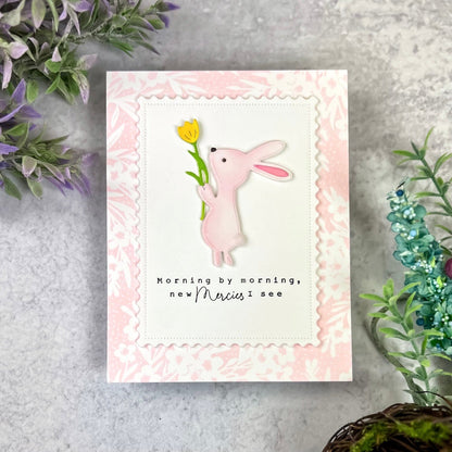Spring Meadow Background Stamp