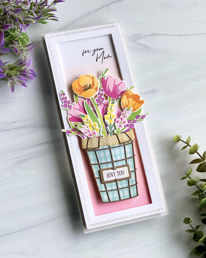 Market Basket Sentiments Stamp Set
