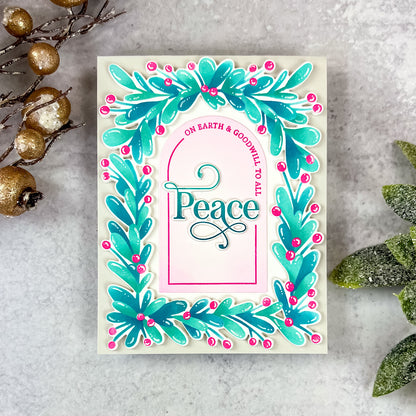 Arched Holiday Sentiments Stamp Set