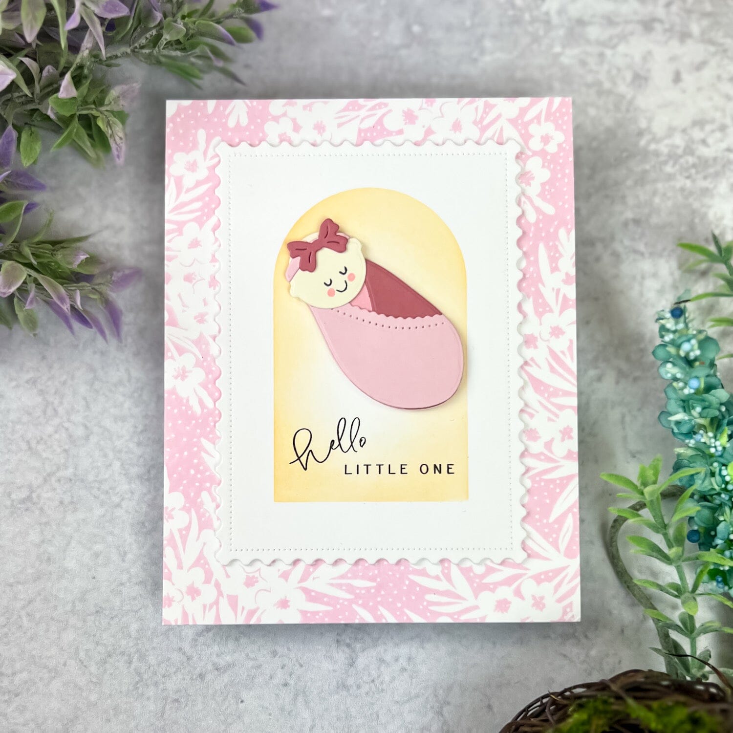 Baby Face Sentiments Stamp Set