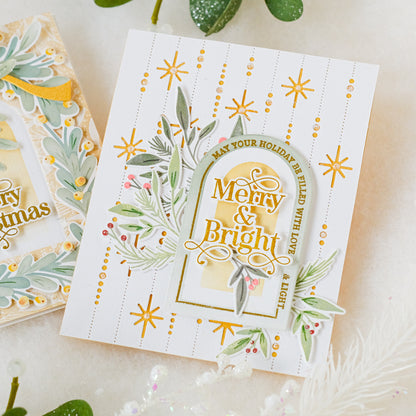 Arched Holiday Sentiments Stamp Set