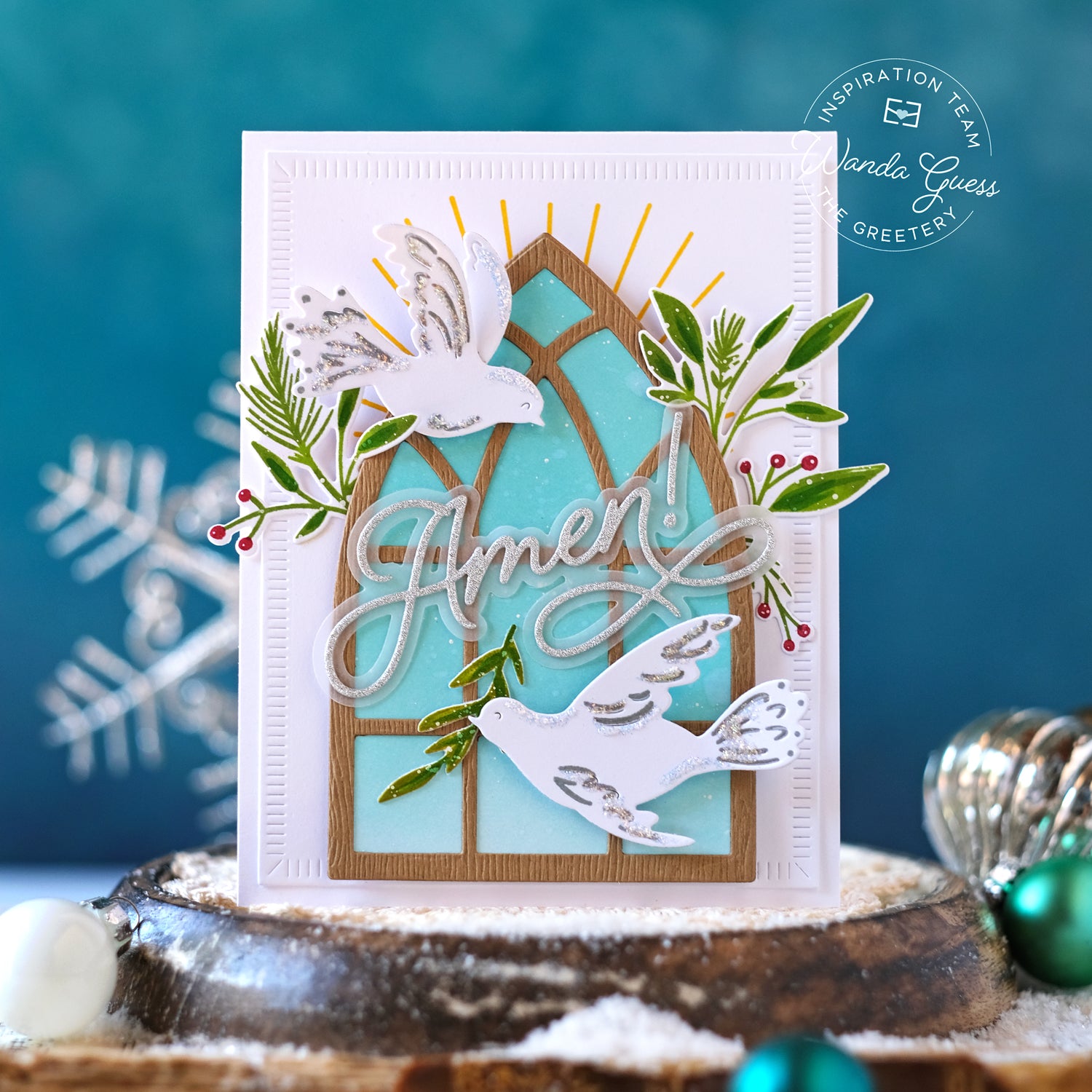 Peaceful Doves Details stamp set