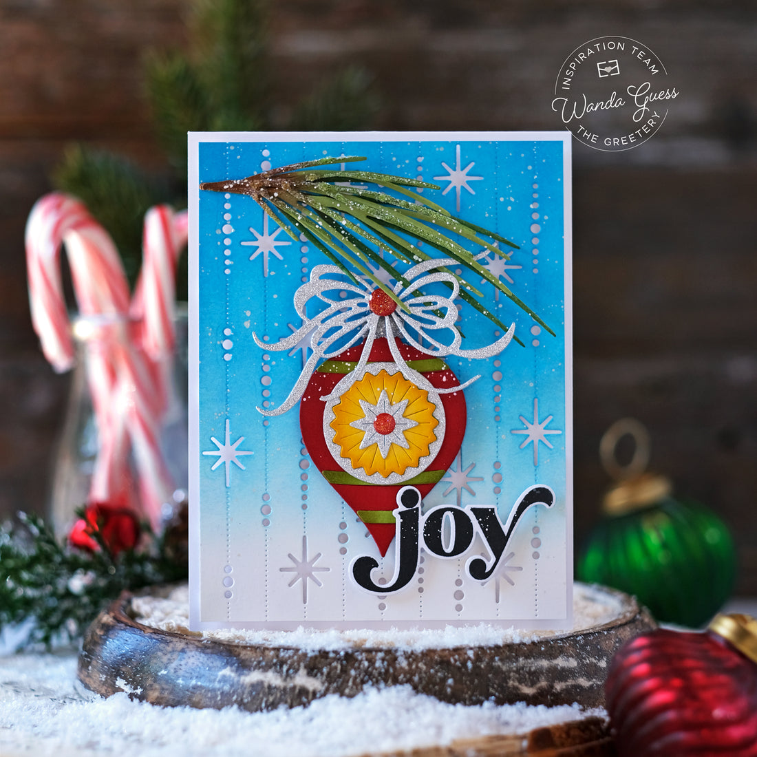 Jumbo Curiosity Teardrop Ornament Die
