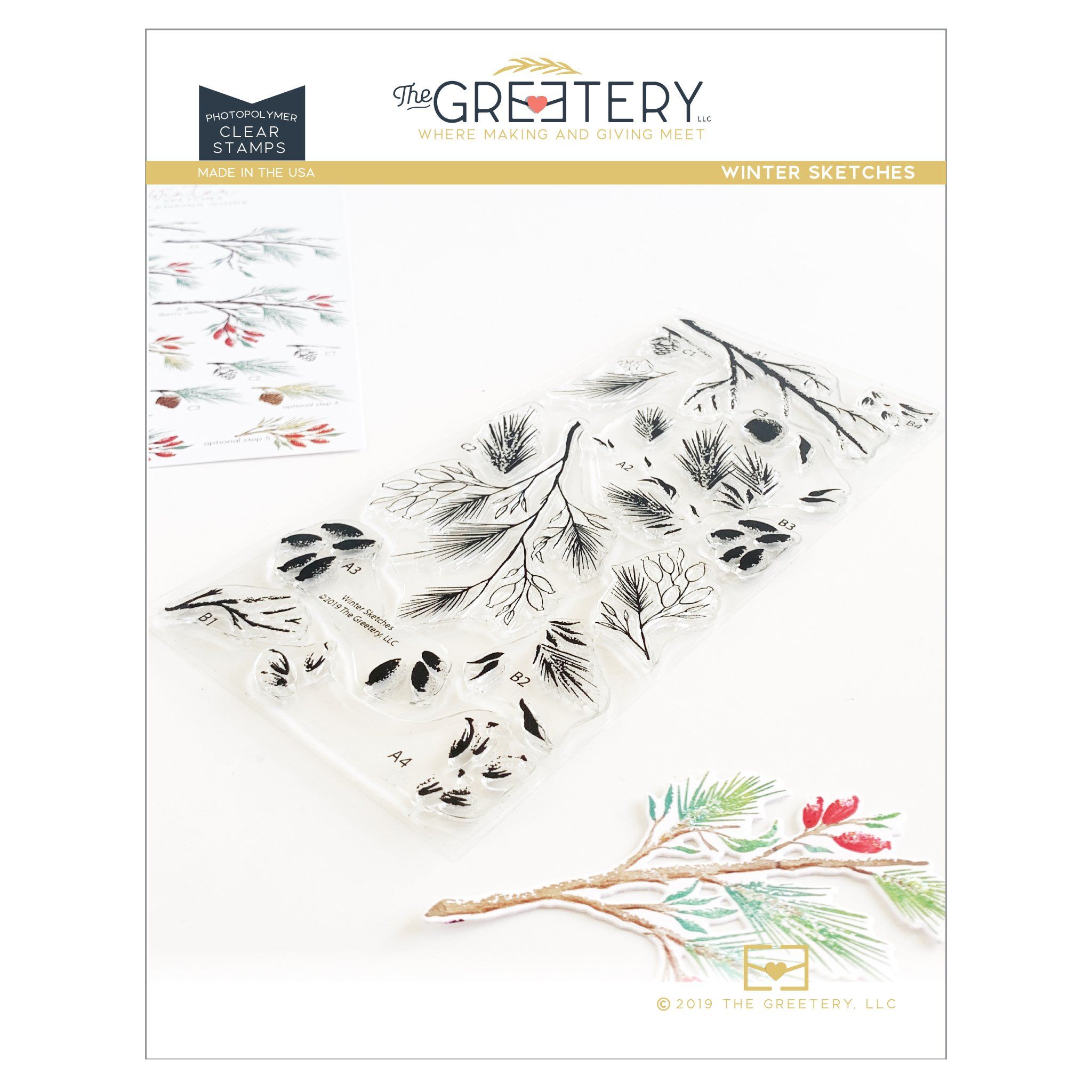 Winter Sketches Stamp Set